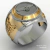 Ring of the Technological Institute of Aeronautics in 18k gold with sterling silver on internet