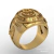 2nd army battalion police ring in gold (750) 18k on internet