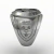 Anillo de plata de ley 950 para mayordomo de escuela naval - Ginglass Joias3D & Modelagem3D 