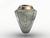 Anel cirurgiao orofacial do exercito em prata de lei com ouro 18k - Ginglass Joias3D & Modelagem3D 