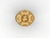 Anel cruz coroada em ouro 18k - comprar online