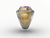 Anel teologia YHWH em ouro 18k com prata de lei - loja online