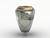 Anel s.w.a.t Country of El Paso Texas em prata de lei com ouro 18 k - Ginglass Joias3D & Modelagem3D 