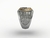 Anel das pioneiras do cbmmg em prata com ouro 18k - comprar online