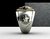Anel do Corpo de Engenheiros Navais em Prata com Ouro - Ginglass Joias3D & Modelagem3D 