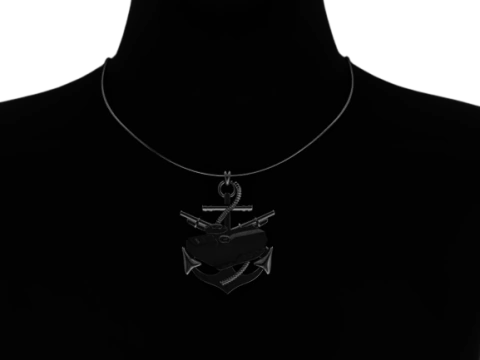 Clanfistas pendant in sterling silver