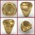 Anel CIAW - Anel do Centro de Instrução Almirante Wandenkolk em Ouro Amarelo 18k.