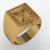 Israel Coat of Arms Ring in 18k Gold - online store