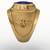Anel do piloto aerolineas em ouro 18k - Ginglass Joias3D & Modelagem3D 