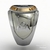 Anel de karatê goju ryu em prata de lei com ouro 18k - Ginglass Joias3D & Modelagem3D 