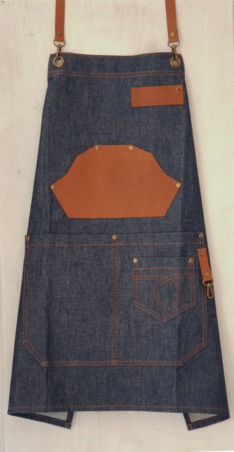 Delantal Peluquero - Grabado en láser sobre cuero