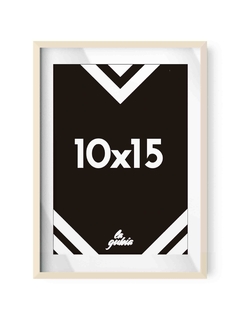 Marco 10x15 Doble Vidrio Natural