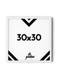 Marco 30x30 Blanco