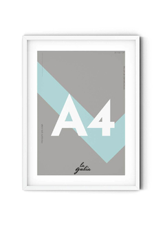 Marco A4 blanco + paspartú