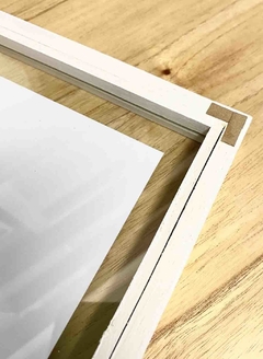 Marco 10x15 Doble Vidrio Natural - comprar online