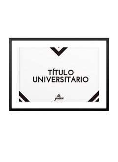 Marco para Título Universitario 43x53cm con Paspartú