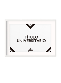 Marco para Título Universitario 43x53cm con Paspartú en internet