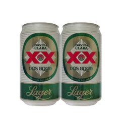 LATA VAZIA DOS EQUIS CERVEZA LAGER 340 ML ALUMÍNIO MEXICO - comprar online