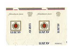 MAÇO VAZIO LUIZ XV NATURALMENTE SUAVE CIA CIGARROS SOUZA CRUZ BRASIL - comprar online