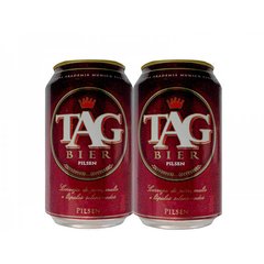 LATA TAG BEER PILSEN 350 ML ALUMINIO BRASIL