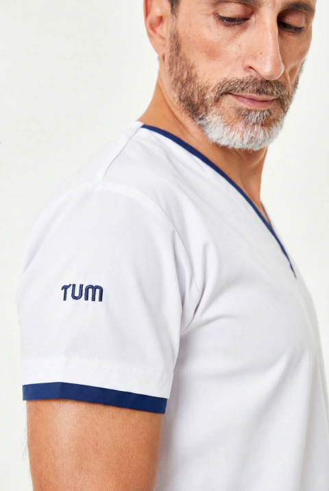 AMBO ROBLE BLANCO CON AZUL