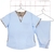 AMBO ZAFIRO CELESTE PRINT - comprar online