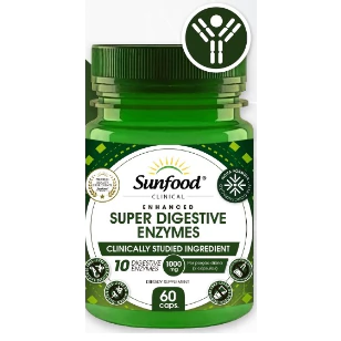 Super Digestive Enzymes 60 Caps Sunfood
