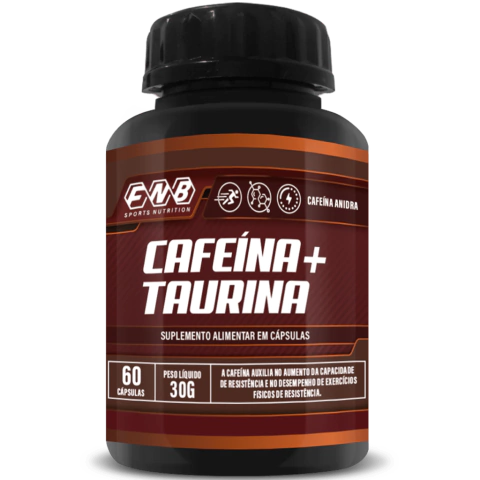 FNB Cafeína + Taurina 60 Cápsulas Flora Nativa do Brasil