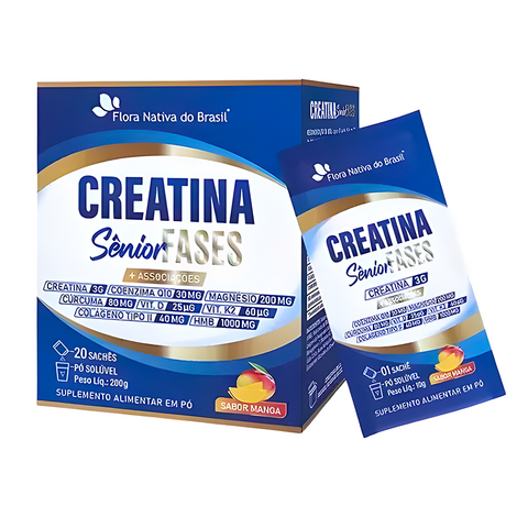 Creatina Sênior + Vitaminas 20 Sachês Sabor Manga Flora Nativa do Brasil - comprar online