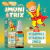 IMUNI-TRIX Kids Vitamina C, D e Zinco em gotas Sabor Morango Flora Nativa do Brasil - loja online