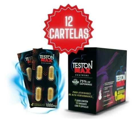 Teston Max Xtreme - 1000mg 75% de Saponinas Multi vitta