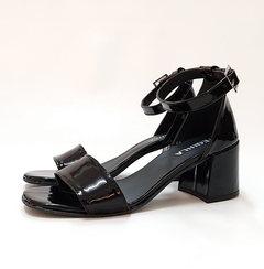Sandalias ALMA charol negro - comprar online