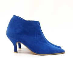Botitas ROMA gamuzado azul francia