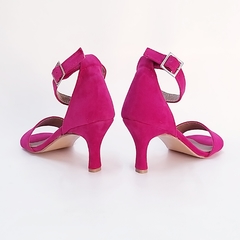 Sandalias MORIA fucsia gamuzado en internet