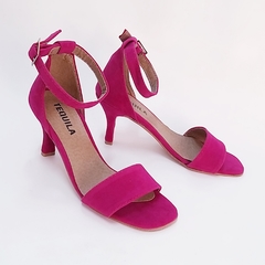 Sandalias MORIA fucsia gamuzado - comprar online
