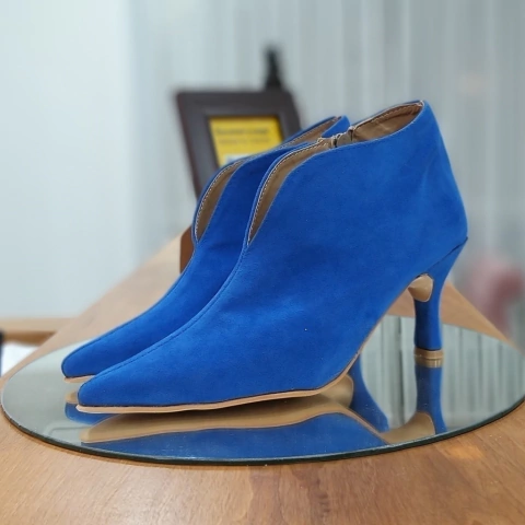 Botas CATANIA azul francia gamuzado edición limitada