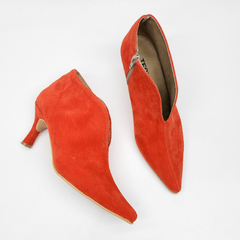 Botas CATANIA naranja gamuzado