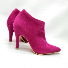 Botitas Lisboa gamuzado fucsia - comprar online