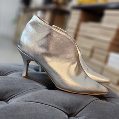 Botas CATANIA metalizado plata