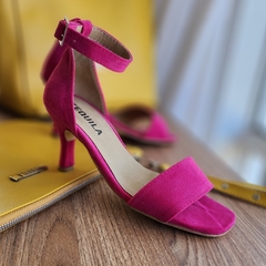 Sandalias MORIA fucsia gamuzado