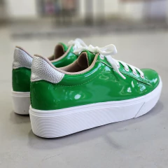Zapatillas Buenos Aires charol verde edición limitada en internet