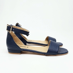 Sandalias STELLA azul marino graneado - comprar online