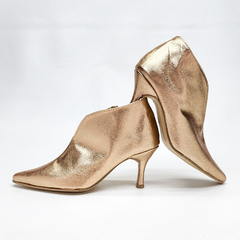 Botas CATANIA metalizado oro rosa - Tequilaonline