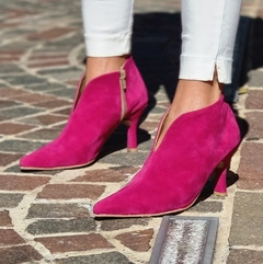 Botas CATANIA gamuzado fucsia