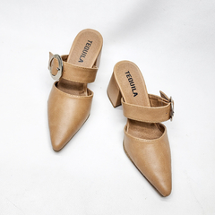 Suecos ISABEL ecocuero beige
