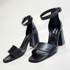 Sandalias ZAIRA metalizado negro - comprar online