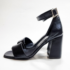 Sandalias ZAIRA metalizado negro en internet