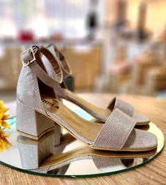 Sandalias ALMA metalizado Bristol plata - comprar online