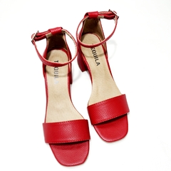 Sandalias ALMA rojo graneado en internet