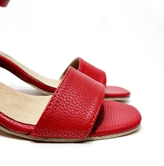 Sandalias ALMA rojo graneado - comprar online